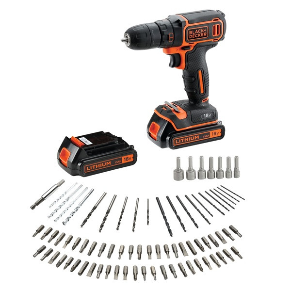Black&Decker BDCDC18B-QW 18V 1.5Ah Li-Ion akkus fúrócsavarozó
