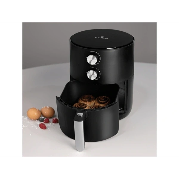 Blaumann BL-9022 Black Silver Collection fekete 3,5 L forrólevegős sütő Blaumann BL-9022 Black Silver Collection fekete 3,5 L forrólevegős sütő