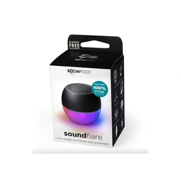 Boompods Soundflare Ocean fekete bluetooth hangszóró