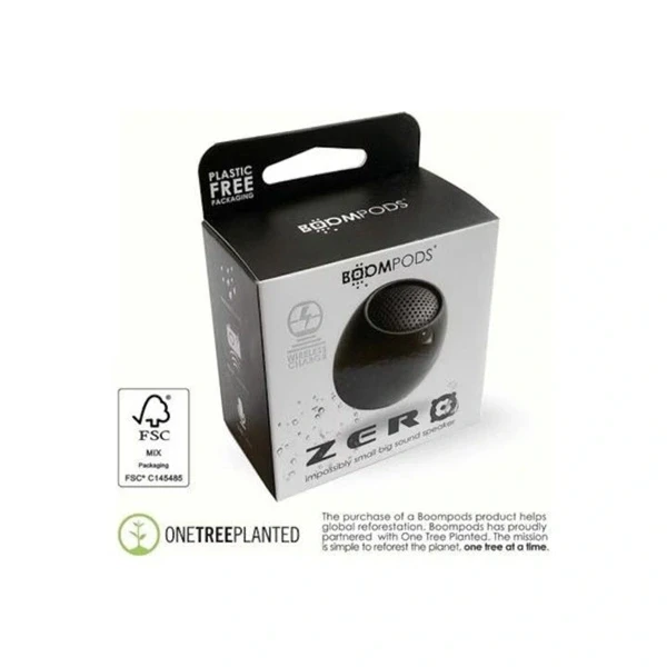 Boompods Zero Speaker fekete bluetooth hangszóró
