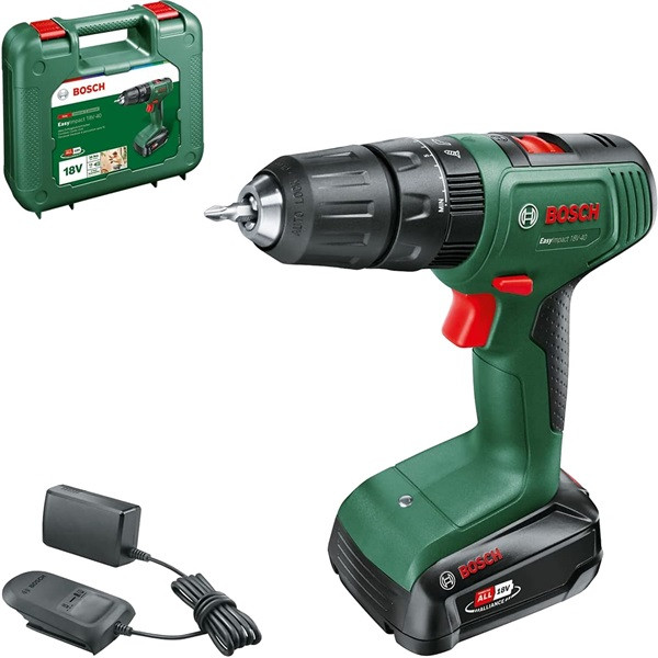 Bosch EasyImpact 18V-40 (1x 2,0Ah) + AL18V-20 Akkus ütvefúró-csavarozó Bosch EasyImpact 18V-40 (1x 2,0Ah) + AL18V-20 Akkus ütvefúró-csavarozó