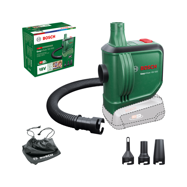 Bosch EasyInflate 18V-500 akkumulátoros kompresszor