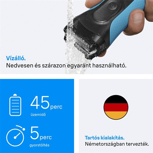 Braun 3-3040 WD elektromos borotva