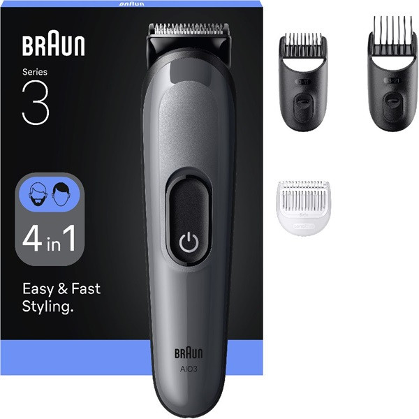Braun AIO 3500 multifunkciós testszőrzet ápoló