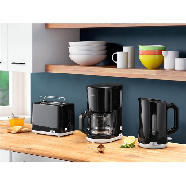 Braun HT1010BK fekete 2 szeletes kenyérpirító Braun HT1010BK fekete 2 szeletes kenyérpirító