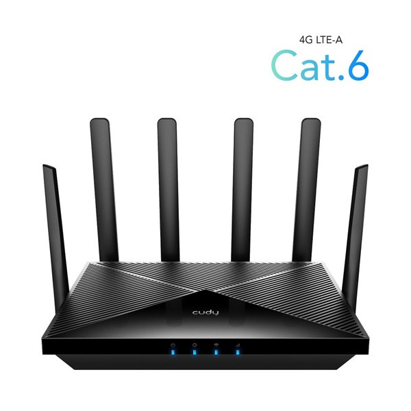 CUDY LT700 kétsávos AC1200 WIFI Dual nanoSIM 4G LTE CAT6 fekete router CUDY LT700 kétsávos AC1200 WIFI Dual nanoSIM 4G LTE CAT6 fekete router