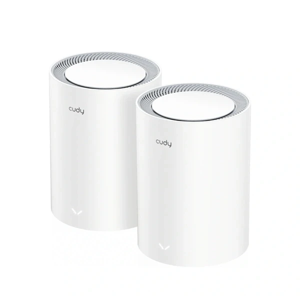 CUDY M3600(2-Pack) kétsávos BE3600 WIFI 7, Gigabit, fehér Mesh Router (2db-os szett)