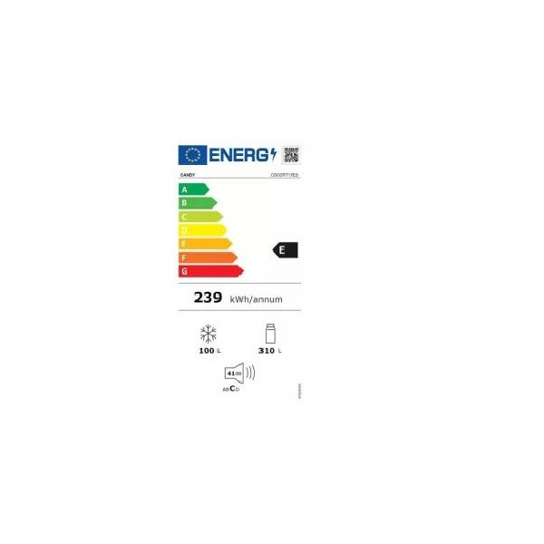 Candy CDG5T717ES felülfagyasztós, szabadonálló, Hűtő: 310L, Fagyasztó: 100 L, hűtőszekrény