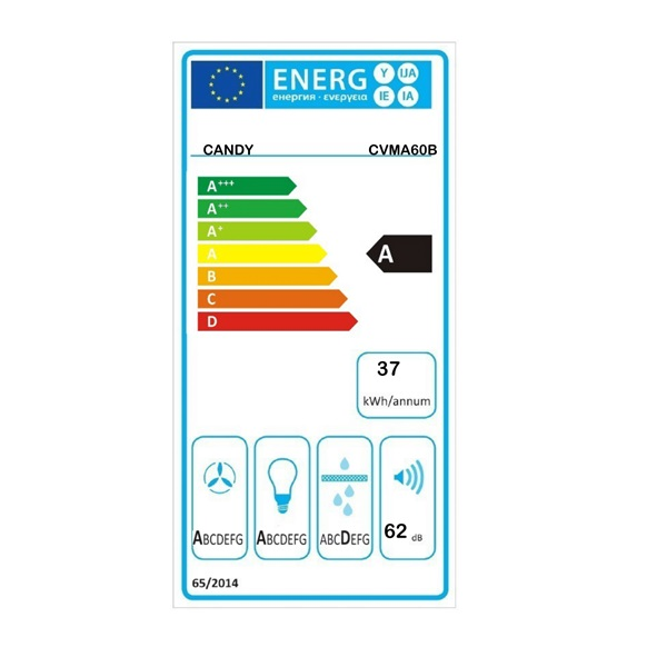 Candy CVMA60B beépíthető páraelszívó