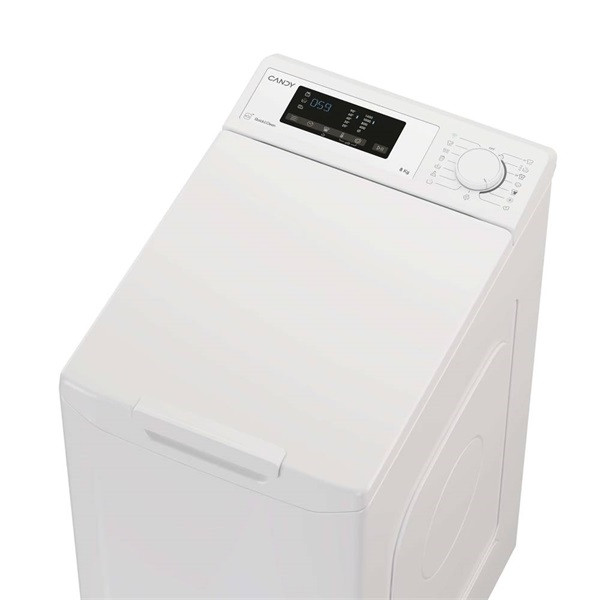 Candy TCA483D2-S felültöltős mosógép