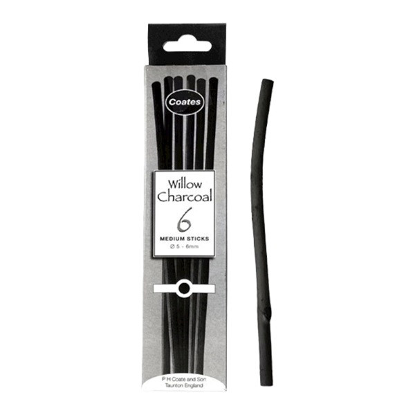 Coates 6 darabos 5-6 mm rajzszén készlet Coates 6 darabos 5-6 mm rajzszén készlet