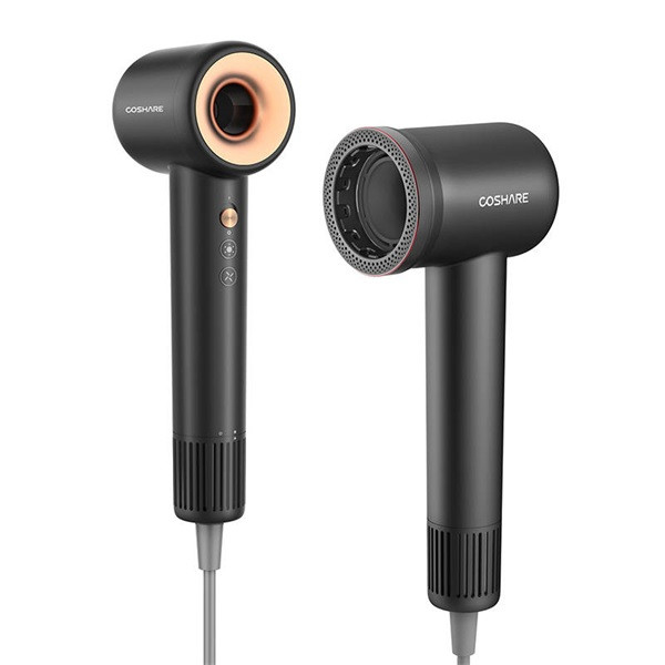 COSHARE HD10E PRO SuperFlow1 1600 W ezüst szinű hajszárító, prémium csomagolásban