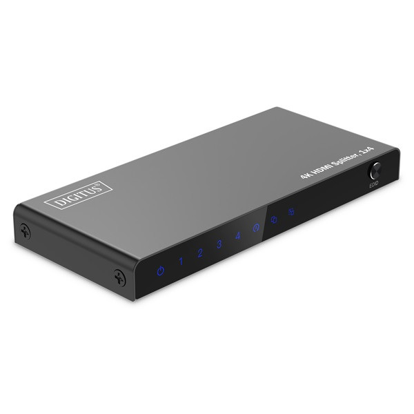 DIGITUS DS-55337 4 portos 4K/60Hz HDMI splitter DIGITUS DS-55337 4 portos 4K/60Hz HDMI splitter