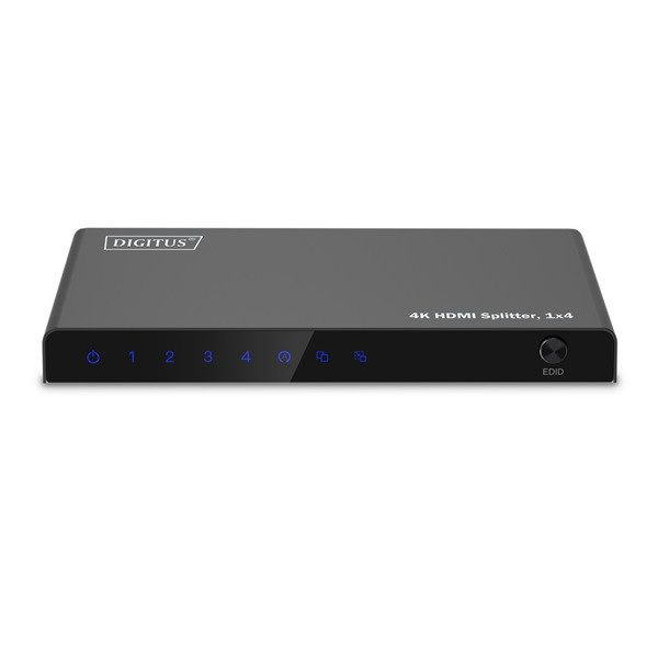 DIGITUS DS-55337 4 portos 4K/60Hz HDMI splitter DIGITUS DS-55337 4 portos 4K/60Hz HDMI splitter
