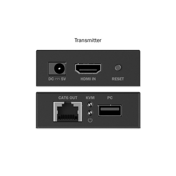 DIGITUS DS-55357 HDMI 4K UHD 30Hz Cat.6 KVM IP 40m extender szett