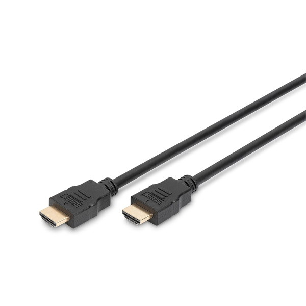 DIGITUS High Speed UHD 4K 3D 30Hz 2.0 aranyozott Ethernet HDMI kábel 3m