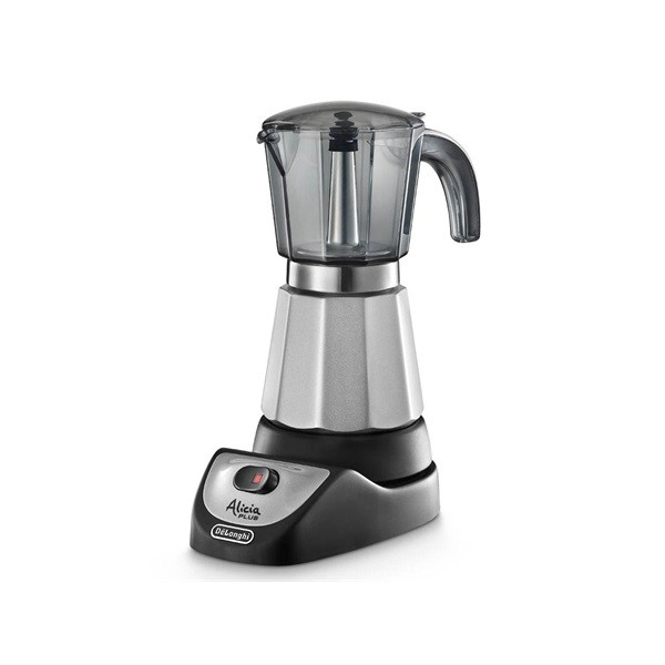 DeLonghi Alicia EMKM 4.B Mokka inox 4 személyes elektromos kotyogós kávéfőző DeLonghi Alicia EMKM 4.B Mokka inox 4 személyes elektromos kotyogós kávéfőző