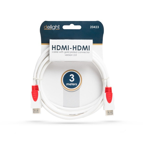 Delight 3m 2.0v 4K HDMI - HDMI kábel Delight 3m 2.0v 4K HDMI - HDMI kábel