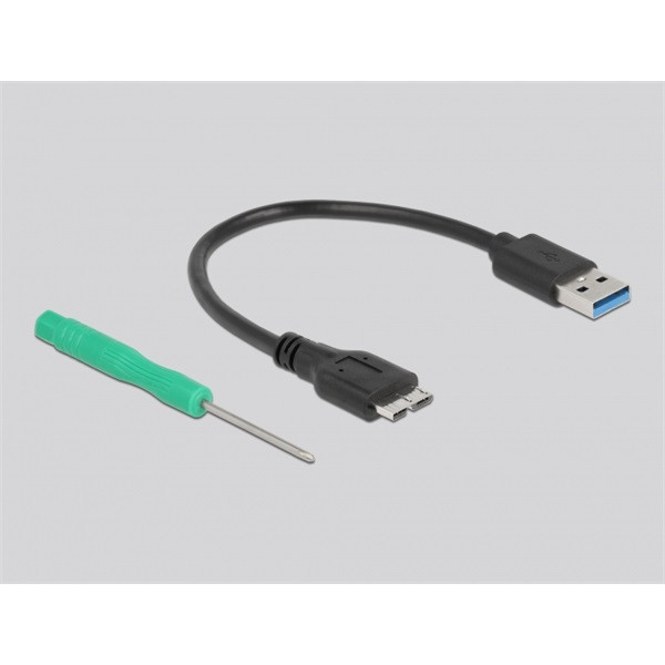 Delock 42006 SuperSpeed USB3.2 Micro-B - mSATA SSD külső ház Delock 42006 SuperSpeed USB3.2 Micro-B - mSATA SSD külső ház