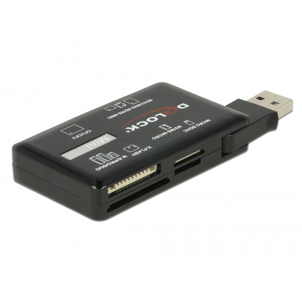 Delock 91758 CF/SD/Micro SD/MS/M2/xD memóriakártyákhoz USB 3.2 kártyaolvasó Delock 91758 CF/SD/Micro SD/MS/M2/xD memóriakártyákhoz USB 3.2 kártyaolvasó