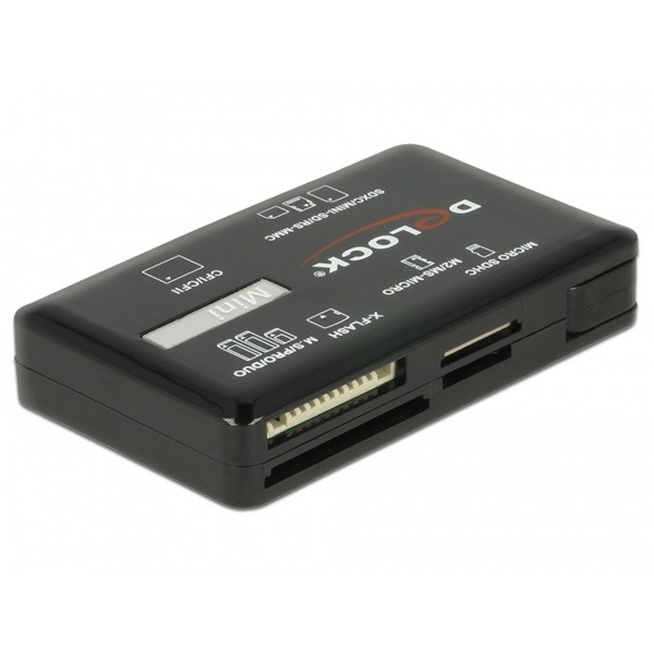 Delock 91758 CF/SD/Micro SD/MS/M2/xD memóriakártyákhoz USB 3.2 kártyaolvasó Delock 91758 CF/SD/Micro SD/MS/M2/xD memóriakártyákhoz USB 3.2 kártyaolvasó