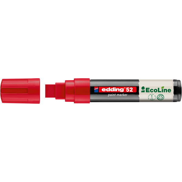 Edding 52 EcoLine D10 4-15 mm piros lakkmarker