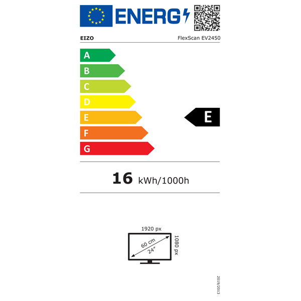 Eizo 23,8" FlexScan EV2450-BK FHD IPS DVI/HDMI/DP/USB/hangszóró fekete monitor (Használt A)