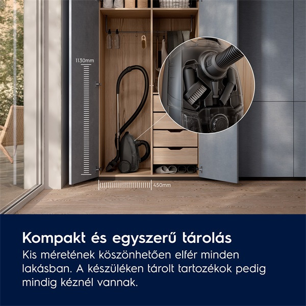 Electrolux EB31C1DB Clean 300 porzsákos porszívó
