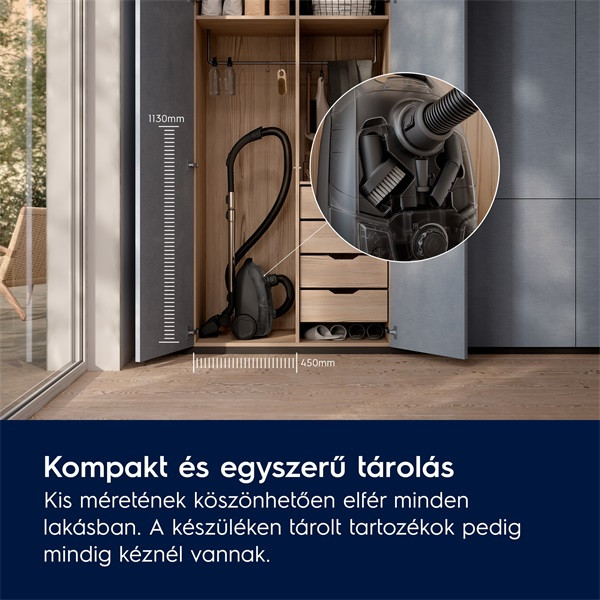 Electrolux EB51C1WP Clean 500 porzsákos porszívó