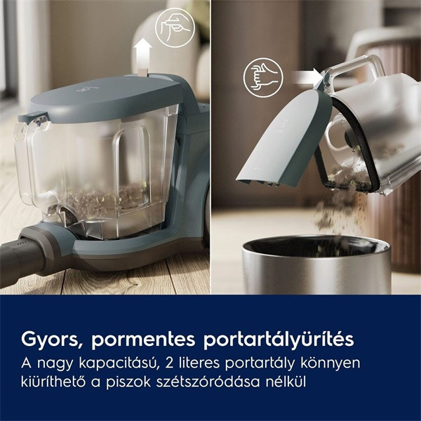 Electrolux EL31C1LDB Clean 300 porzsák nélküli porszívó