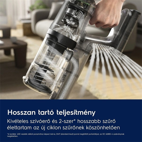 Electrolux EP61HB21UV Hygienic 600 vezeték nélküli álló porszívó allergiásoknak
