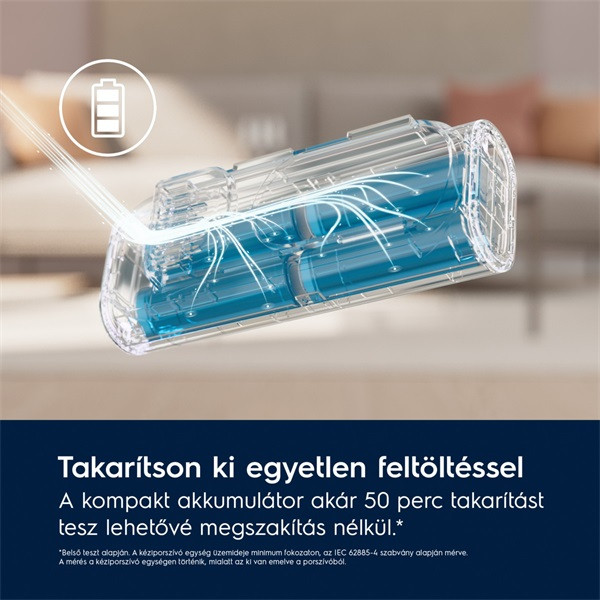 Electrolux EP71HB14UV Hygienic 700 vezeték nélküli álló porszívó allergiásoknak