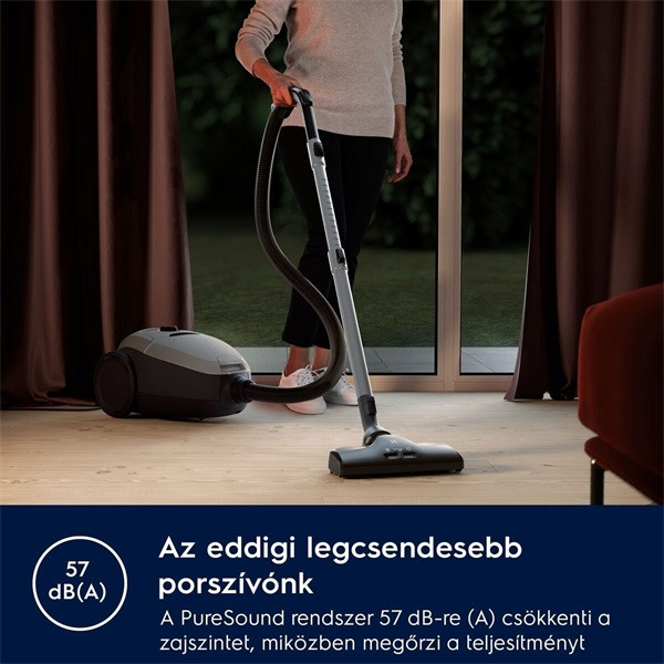 Electrolux PD82-4MG szürke csendes porzsákos porszívó Electrolux PD82-4MG szürke csendes porzsákos porszívó