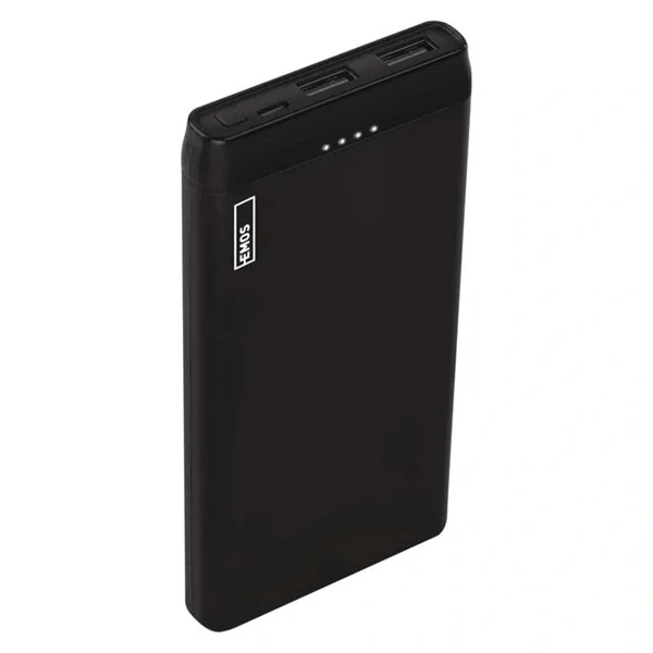 Emos B0526B ALPHA 10S, 10000 mAh, 10 W, fekete power bank