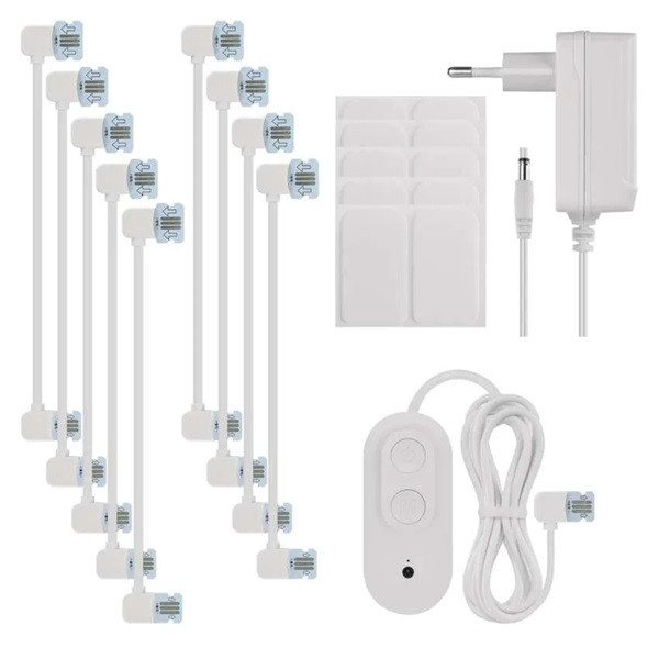Emos GoSmart Hexagon, indító készlet, 10 rész, 19 W, RGBIC dimmelhető, WiFi LED lámpa