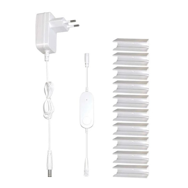 Emos GoSmart NEON fehér, 3 m, 24 W, RGBIC dimmelhető, WiFi LED szalag