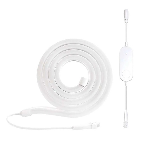 Emos GoSmart NEON fehér, 3 m, 24 W, RGBIC dimmelhető, WiFi LED szalag