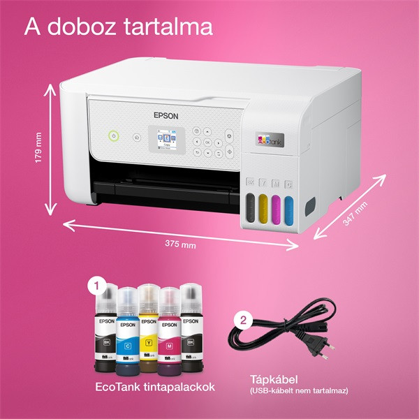 Epson EcoTank L3286 színes multifunkciós tintasugaras nyomtató