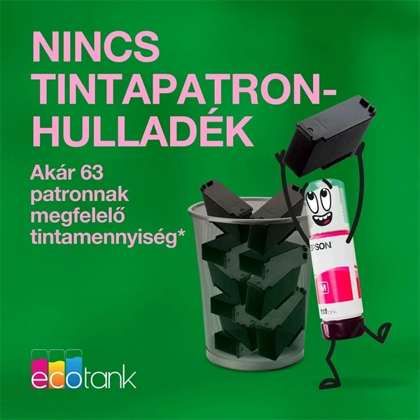 Epson EcoTank L4366 (A4, 33 lap/perc, duplex, USB/Wifi/Wifi Direct) színes tintasugaras multifunkciós nyomtató Epson EcoTank L4366 (A4, 33 lap/perc, duplex, USB/Wifi/Wifi Direct) színes tintasugaras multifunkciós nyomtató
