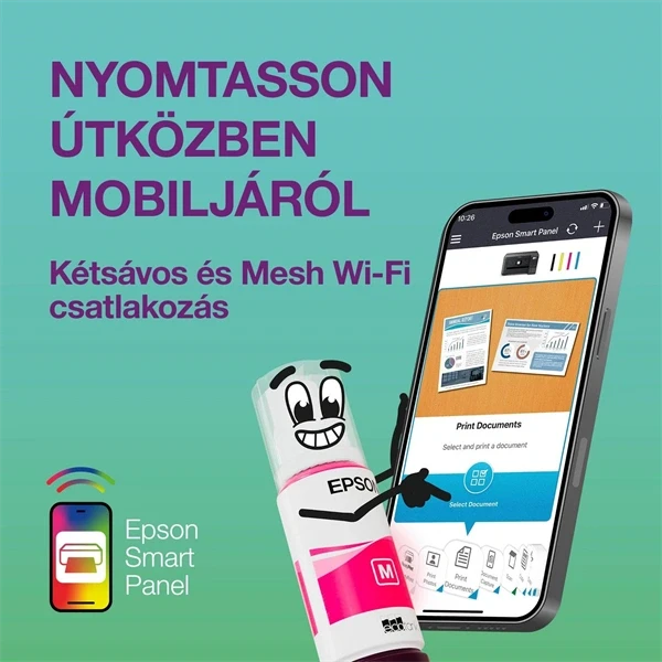 Epson EcoTank L4366 (A4, 33 lap/perc, duplex, USB/Wifi/Wifi Direct) színes tintasugaras multifunkciós nyomtató Epson EcoTank L4366 (A4, 33 lap/perc, duplex, USB/Wifi/Wifi Direct) színes tintasugaras multifunkciós nyomtató