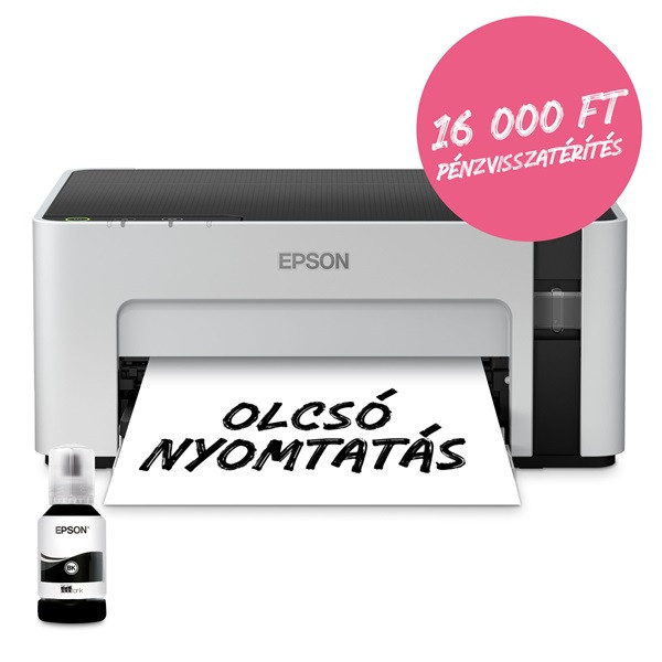 Epson EcoTank M1100 A4 mono tintasugaras nyomtató Epson EcoTank M1100 A4 mono tintasugaras nyomtató