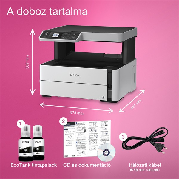Epson EcoTank M2170 mono tintasugaras multifunkciós nyomtató