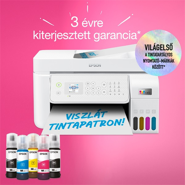 Epson Ecotank L5316 A4 MFP ADF Ethernet/WIFI színes multifunkciós tintasugaras nyomtató