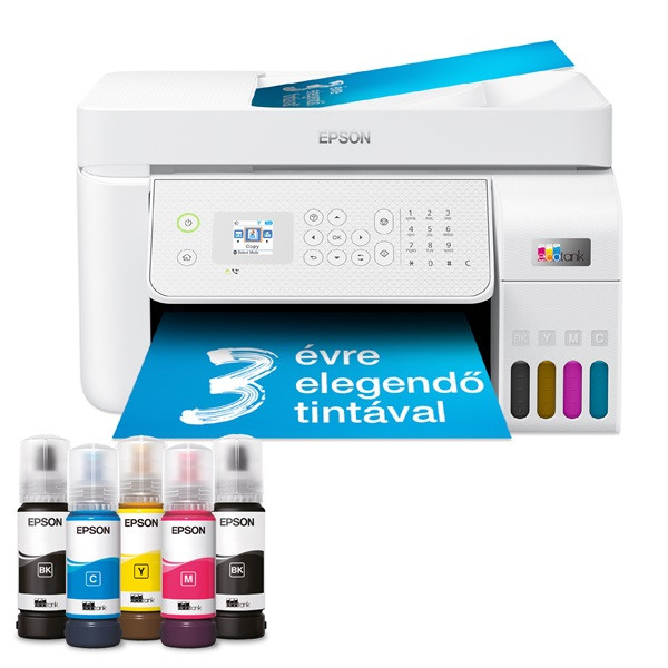 Epson Ecotank L5316 A4 MFP ADF Ethernet/WIFI színes multifunkciós tintasugaras nyomtató