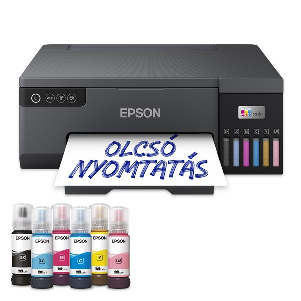 Epson Ecotank L8050 A4 színes tintasugaras multifunkciós nyomtató