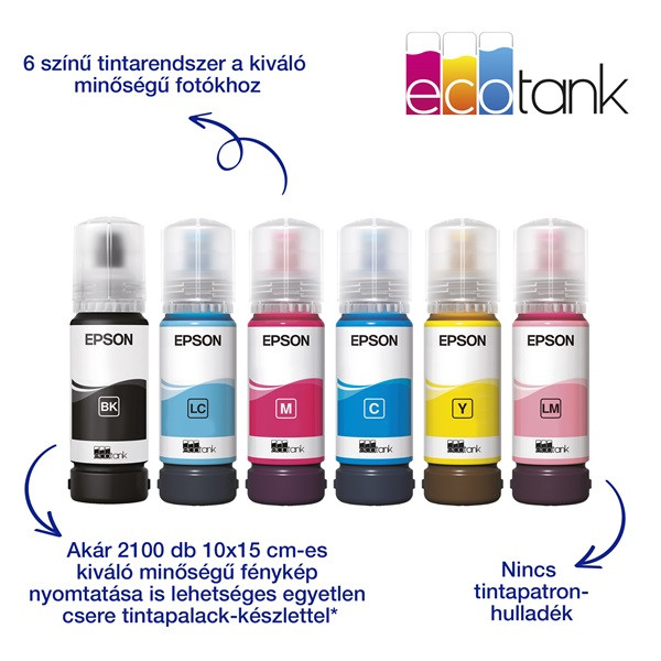 Epson Ecotank L8050 A4 színes tintasugaras multifunkciós nyomtató