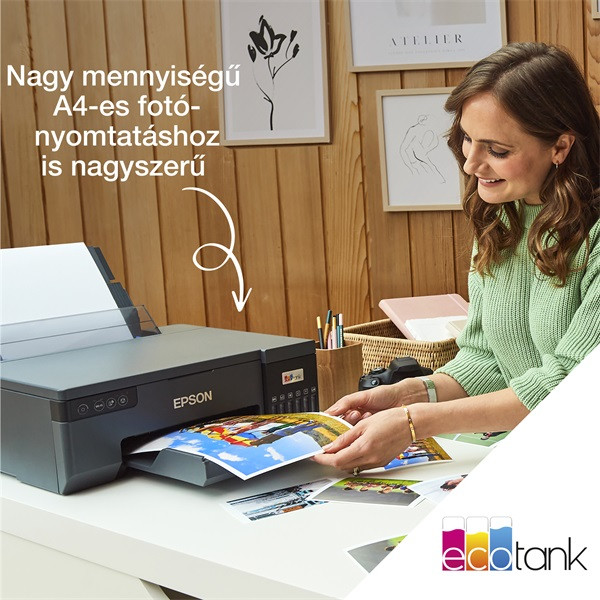 Epson Ecotank L8050 A4 színes tintasugaras multifunkciós nyomtató