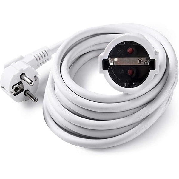 FAMATEL 2985 fehér 5m 3x1,5mm2 16A szerelt hosszabbító