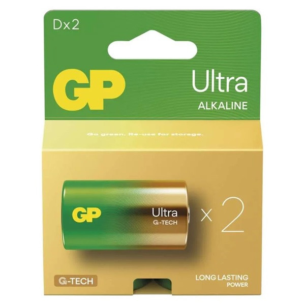GP Ultra alkáli elem LR20 (D) 2db GP Ultra alkáli elem LR20 (D) 2db