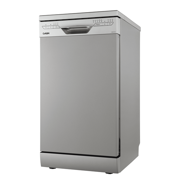 Gaba GMDW-45X inox, programok száma: 5, szabadonálló, 10 terítékes mosogatógép